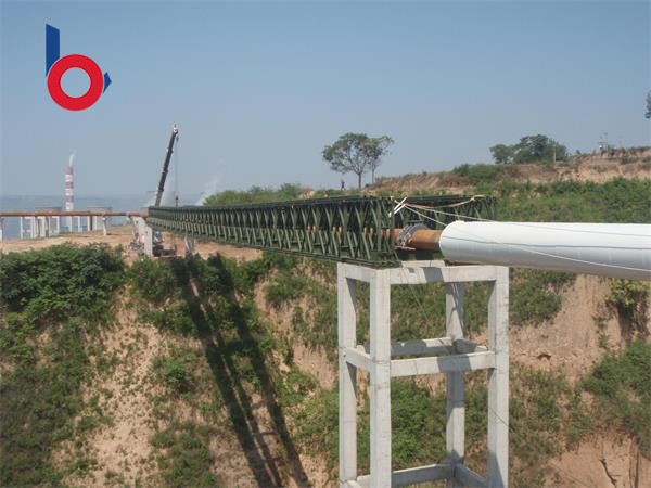 陜西省鳳翔縣榮凱200型67.056米(單跨)雙排單層加強型(國內 大跨度貝雷鋼橋) 陜西省鳳翔縣榮凱200型67.056米(單跨)雙排單層加強型(國內 大跨度貝雷鋼橋)